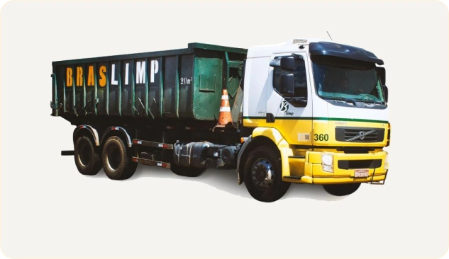 Roll-On/Roll-Off com Caçamba de 20 m³