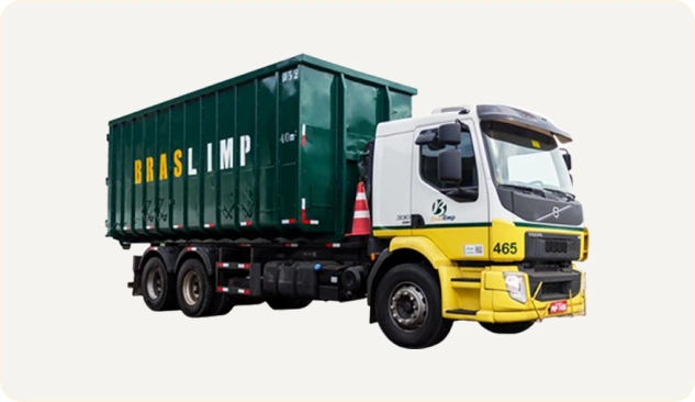 Roll-On/Roll-Off com Caçamba de 40 m³