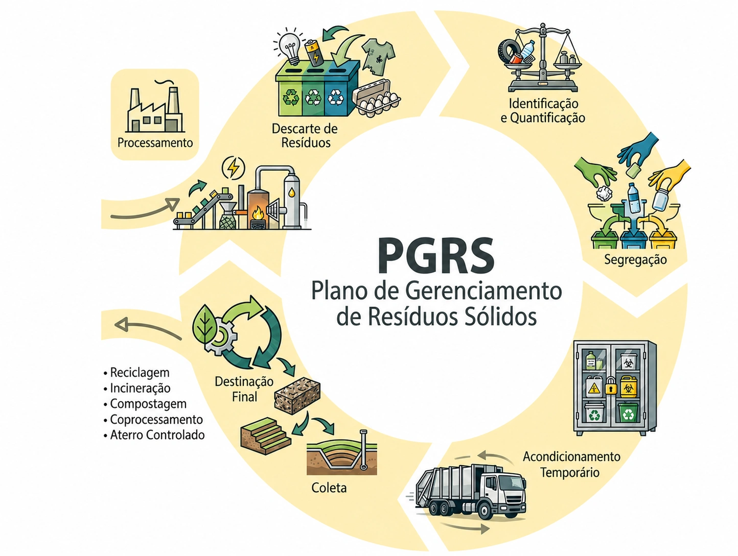 Elaboração de PGRS(Plano de gerenciamento de resíduos)